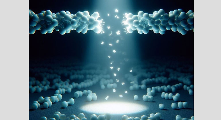 Building and breaking plastics with light: Fabian Eisenreich rethinks plastic recycling